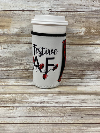 Neoprene Holiday Coffee Koozie