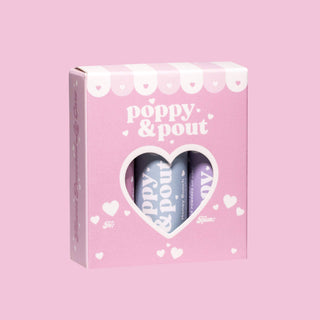 Poppy & Pout Trio Lip Balm Gift Set