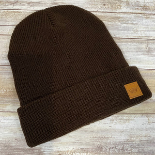 Tan Fleece Lined Beanie