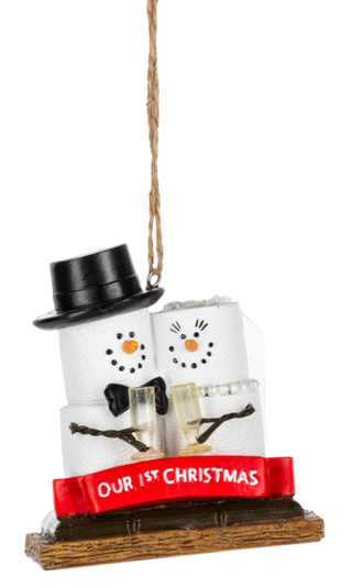 S'mores Ornament - Our 1st Christmas