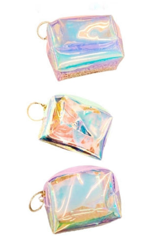 Holographic Key Chain Mask Holder