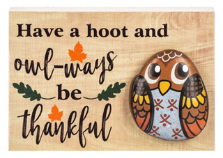 Fall Pebble Arts Box Plaques