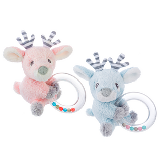 Jingles Reindeer Ring Rattles