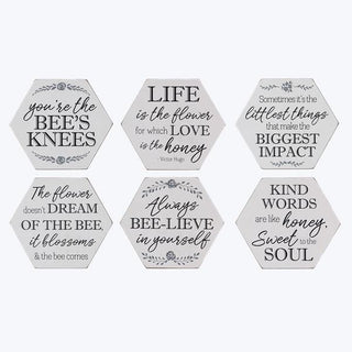 Farmhouse Wood Honeycomb Box Signs