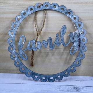 Decorative Tin Wreath