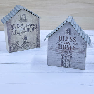 Small Printed Box House Plaques