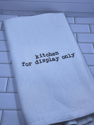 Kitchen, For Display Only Towel