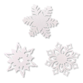 Snowflake Mini Art Pop Magnets Set of 3