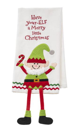 Holiday Dangle Leg Tea Towels