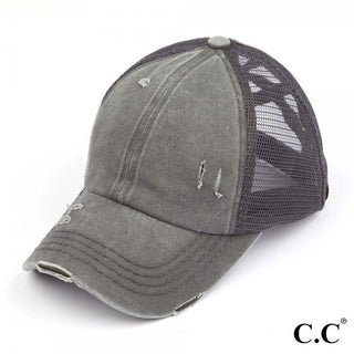 C.C. Criss Cross Mesh Back Hat