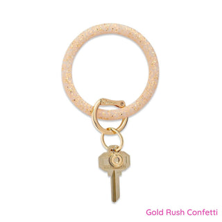 Confetti Collection - Silicone Big O® Key Ring