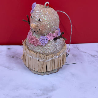 Snowman Beach Ornaments