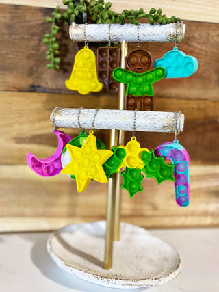 Pop It Ornaments - Set of 9