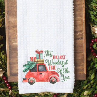 The Most Wonderful Time of the Year Christmas Holiday Towel