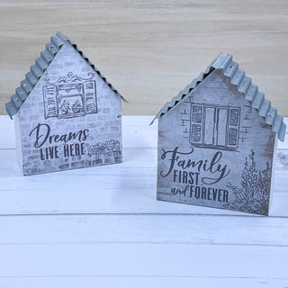 Small Printed Box House Plaques