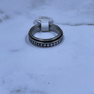Stainless Steel Spinner Anxiety Rings - Designs