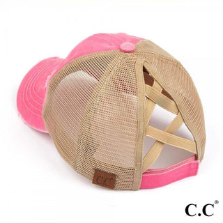 C.C. Criss Cross Mesh Back Hat