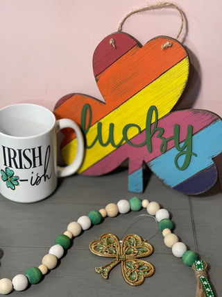 Lucky Shamrock Wall Sign