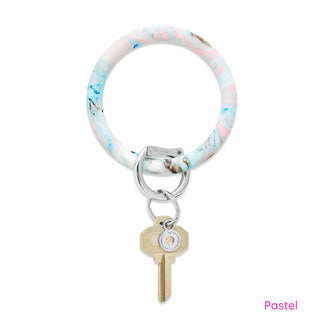 Marble Collection - Silicone Big O® Key Ring