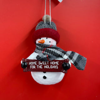 Cozy Snowman Ornaments