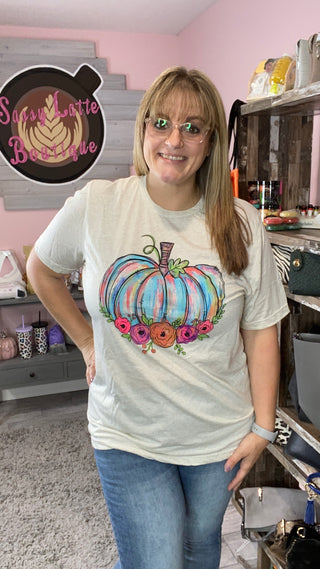 Pastel Pumpkin Tee