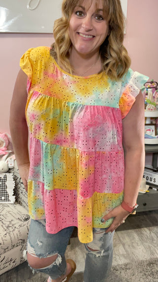 Brielle Tie Dye Top