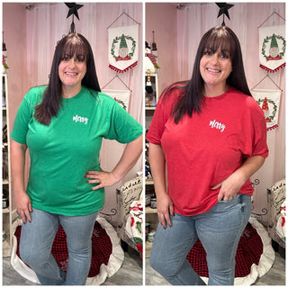 Merry Minimalist Tee