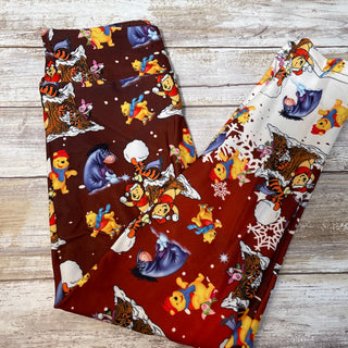 Pooh Snowflake Leggings