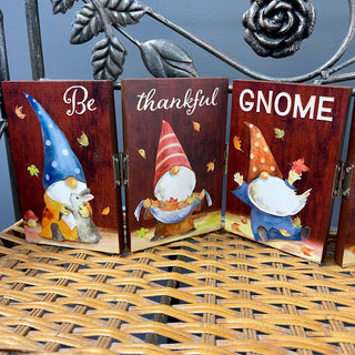 Fall Gnome Accordion Signs