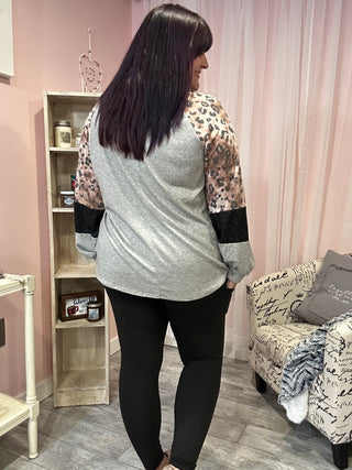 Black Fleece Lined Leggings With Pockets