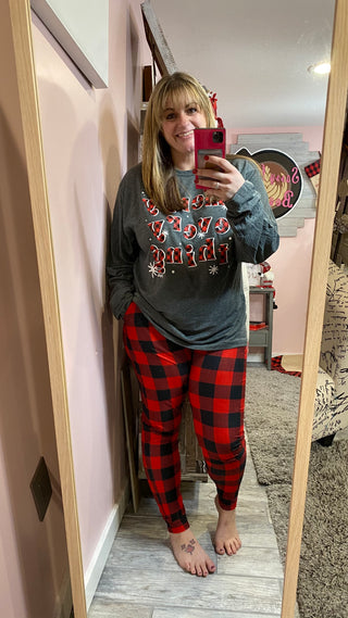 Buffalo Plaid Merry Everything Tee