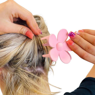 Boujie Bee Flower Hair Claw Clip