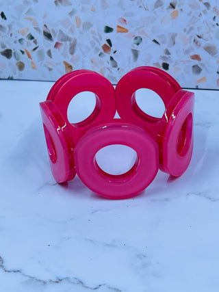 Circle Resin Bracelet