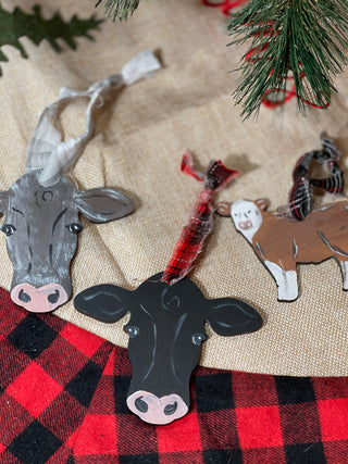 Hand Painted Custom Wood Ornaments