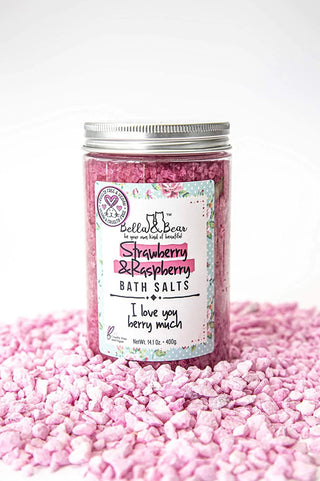 Strawberry & Raspberry Bath Salts