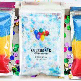 Celebrate Fizzy Foot Soak - 2.5 oz Pack