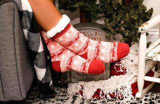 Fleece Lined Holiday Socks