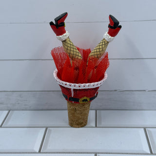 Holiday Wiggle Leg Bottle Toppers