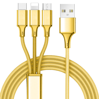 10 ft 3 in 1 USB Multi Charging Cable