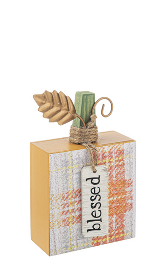 Autumn Plaid - Pumpkin Blocks