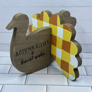 Autumn Plaids - Turkey Figurines