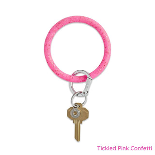 Confetti Collection - Silicone Big O® Key Ring