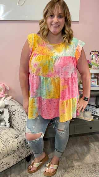 Brielle Tie Dye Top