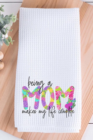 Being a Mom Hand Towel