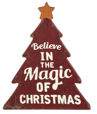 Country Christmas Tree Figurines