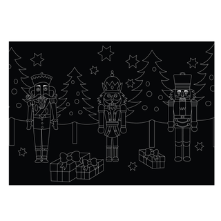 Chalkboard Holiday Placemat - Set of 4