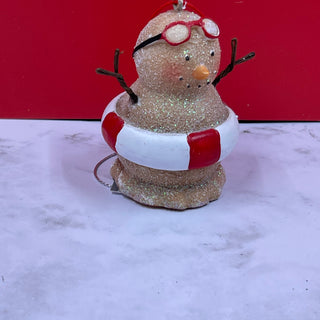 Snowman Beach Ornaments