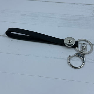 Snap Leather Keychain