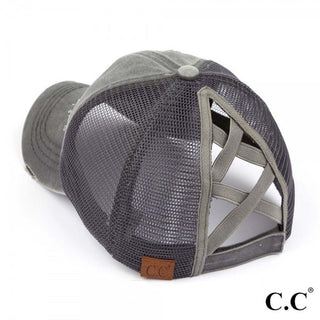 C.C. Criss Cross Mesh Back Hat