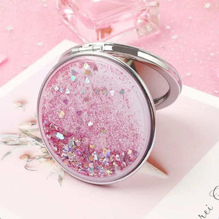 Glitter Compact Mirror